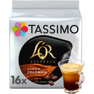 Capsule cafea TASSIMO L'or Columbia, compatibile Tassimo, 16 capsule, 110.4g Capsule cafea TASSIMO L'or Columbia, compatibile Tassimo, 16 capsule, 110.4g