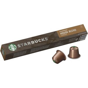 Capsule cafea STARBUCKS House Blend Lungo, compatibile Nespresso, 10 capsule, 57g Capsule cafea STARBUCKS House Blend Lungo, compatibile Nespresso, 10 capsule, 57g