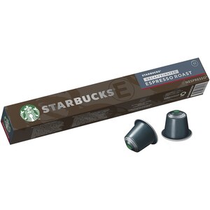 Capsule cafea STARBUCKS Decaffeinated Espresso Roast, compatibile Nespresso, 10 capsule, 57g Capsule cafea STARBUCKS Decaffeinated Espresso Roast, compatibile Nespresso, 10 capsule, 57g