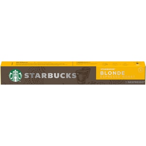Capsule cafea STARBUCKS Blonde Espresso Roast, compatibile Nespresso, 10 capsule, 53g Capsule cafea STARBUCKS Blonde Espresso Roast, compatibile Nespresso, 10 capsule, 53g