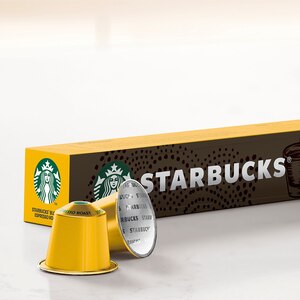 Capsule cafea STARBUCKS Blonde Espresso Roast, compatibile Nespresso, 10 capsule, 53g Capsule cafea STARBUCKS Blonde Espresso Roast, compatibile Nespresso, 10 capsule, 53g