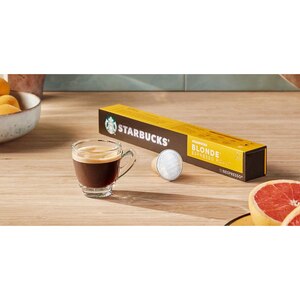 Capsule cafea STARBUCKS Blonde Espresso Roast, compatibile Nespresso, 10 capsule, 53g Capsule cafea STARBUCKS Blonde Espresso Roast, compatibile Nespresso, 10 capsule, 53g