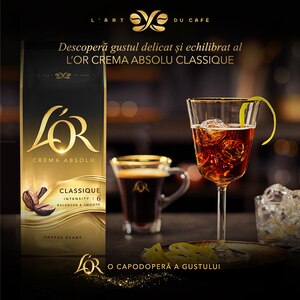 Cafea boabe L'OR Crema Absolu Classique, 500g Cafea boabe L'OR Crema Absolu Classique, 500g