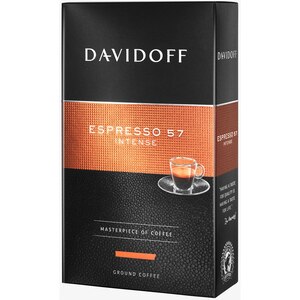 Cafea macinata DAVIDOFF Espresso 57 Intense, 250g Cafea macinata DAVIDOFF Espresso 57 Intense, 250g