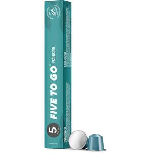 Capsule cafea 5 TO GO Esclusivo, compatibile Nespresso, 10 capsule, 55g Capsule cafea 5 TO GO Esclusivo, compatibile Nespresso, 10 capsule, 55g