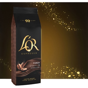 Cafea boabe L'OR Espresso Forza, 1000g Cafea boabe L'OR Espresso Forza, 1000g
