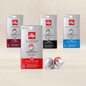 Capsule cafea ILLY Espresso Classico, compatibile Nespresso, 10 capsule, 57g Capsule cafea ILLY Espresso Classico, compatibile Nespresso, 10 capsule, 57g