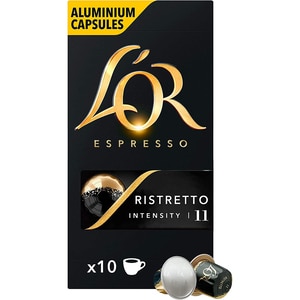 Capsule cafea L'OR Ristretto, compatibile Nespresso, 10 capsule, 52g Capsule cafea L'OR Ristretto, compatibile Nespresso, 10 capsule, 52g