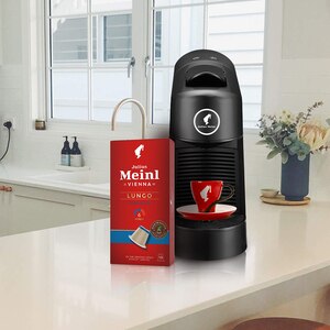 Capsule cafea JULIUS MEINL Lungo Classico, compatibile Nespresso, 10 capsule, 56g Capsule cafea JULIUS MEINL Lungo Classico, compatibile Nespresso, 10 capsule, 56g