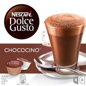 Capsule cafea NESCAFE Chococino, compatibile Dolce Gusto, 8 capsule cafea + 8 capsule lapte, 256g Capsule cafea NESCAFE Chococino, compatibile Dolce Gusto, 8 capsule cafea + 8 capsule lapte, 256g