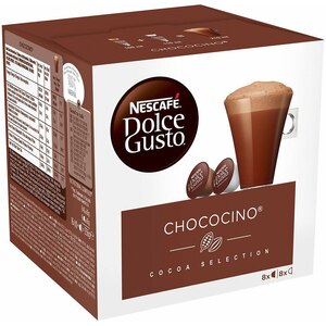 Capsule cafea NESCAFE Chococino, compatibile Dolce Gusto, 8 capsule cafea + 8 capsule lapte, 256g Capsule cafea NESCAFE Chococino, compatibile Dolce Gusto, 8 capsule cafea + 8 capsule lapte, 256g