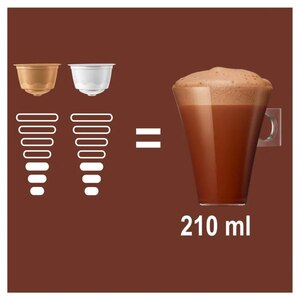 Capsule cafea NESCAFE Chococino, compatibile Dolce Gusto, 8 capsule cafea + 8 capsule lapte, 256g Capsule cafea NESCAFE Chococino, compatibile Dolce Gusto, 8 capsule cafea + 8 capsule lapte, 256g