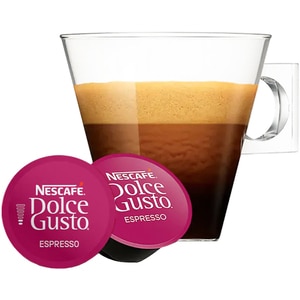 Capsule cafea NESCAFE Espresso, compatibile Dolce Gusto, 16 capsule, 96g Capsule cafea NESCAFE Espresso, compatibile Dolce Gusto, 16 capsule, 96g