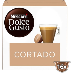 Capsule cafea NESCAFE Cortado Espresso Machiatto, compatibile Dolce Gusto, 16 capsule, 100.8g Capsule cafea NESCAFE Cortado Espresso Machiatto, compatibile Dolce Gusto, 16 capsule, 100.8g