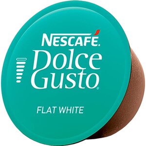 Capsule cafea NESCAFE Flat White, compatibile Dolce Gusto, 16 capsule, 187.2g Capsule cafea NESCAFE Flat White, compatibile Dolce Gusto, 16 capsule, 187.2g