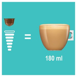 Capsule cafea NESCAFE Flat White, compatibile Dolce Gusto, 16 capsule, 187.2g Capsule cafea NESCAFE Flat White, compatibile Dolce Gusto, 16 capsule, 187.2g