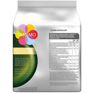 Capsule cafea TASSIMO Jacobs Cafe Au Lait, 16 capsule, 184g Capsule cafea TASSIMO Jacobs Cafe Au Lait, 16 capsule, 184g