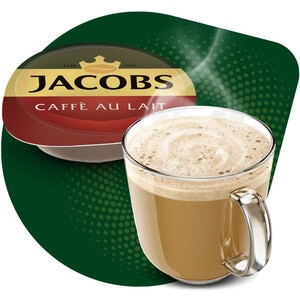 Capsule cafea TASSIMO Jacobs Cafe Au Lait, 16 capsule, 184g Capsule cafea TASSIMO Jacobs Cafe Au Lait, 16 capsule, 184g