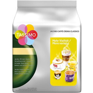 Capsule cafea TASSIMO Jacobs Cafe Crema Classico, 16 capsule, 112g Capsule cafea TASSIMO Jacobs Cafe Crema Classico, 16 capsule, 112g