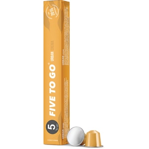 Capsule cafea 5 TO GO Urban Crema, compatibile Nespresso, 10 capsule, 55g Capsule cafea 5 TO GO Urban Crema, compatibile Nespresso, 10 capsule, 55g