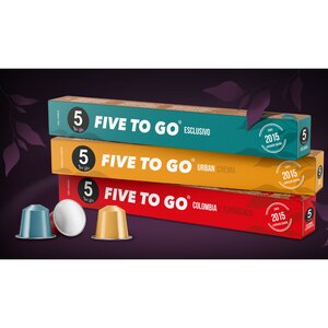 Capsule cafea 5 TO GO Urban Crema, compatibile Nespresso, 10 capsule, 55g Capsule cafea 5 TO GO Urban Crema, compatibile Nespresso, 10 capsule, 55g