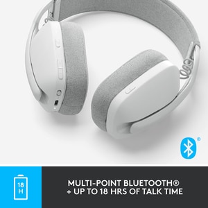 Casti PC LOGITECH Zone Vibe 100, Bluetooth, alb Casti PC LOGITECH Zone Vibe 100, Bluetooth, alb
