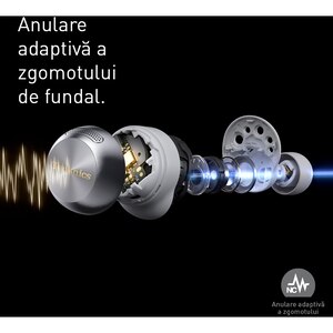 Casti TECHNICS EAH-AZ100E-K, True Wireless, Bluetooth, In-ear, Microfon, Noise Cancelling, Carcasa incarcare wireless, negru Casti TECHNICS EAH-AZ100E-K, True Wireless, Bluetooth, In-ear, Microfon, Noise Cancelling, Carcasa incarcare wireless, negru