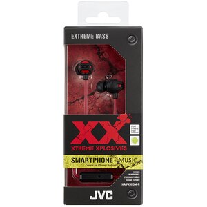 Casti JVC HA-FX103M-RE, Cu Fir, In-Ear, Microfon, rosu Casti JVC HA-FX103M-RE, Cu Fir, In-Ear, Microfon, rosu