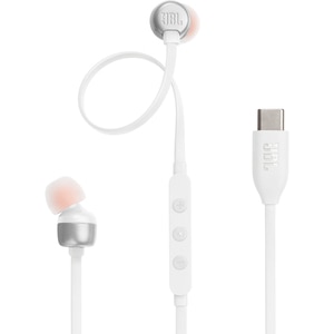 Casti JBL Tune 310C, Cu Fir, In-ear, Microfon, USB-C, alb Casti JBL Tune 310C, Cu Fir, In-ear, Microfon, USB-C, alb