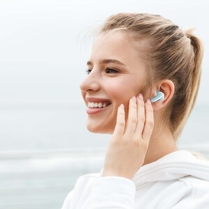 Casti PROMATE Lush, True wireless, Bluetooth, In-ear, Microfon, albastru Casti PROMATE Lush, True wireless, Bluetooth, In-ear, Microfon, albastru