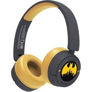 Casti pentru copii OTL Batman Gotham City, Bluetooth, On-ear, Microfon, negru Casti pentru copii OTL Batman Gotham City, Bluetooth, On-ear, Microfon, negru