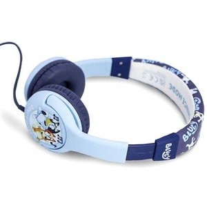 Casti pentru copii OTL Bluey, Cu fir, On-ear, albastru Casti pentru copii OTL Bluey, Cu fir, On-ear, albastru