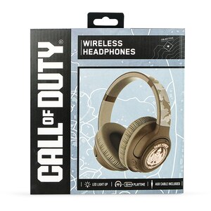 Casti pentru copii OTL Call of Duty, Bluetooth, On-ear, Microfon, maro Casti pentru copii OTL Call of Duty, Bluetooth, On-ear, Microfon, maro