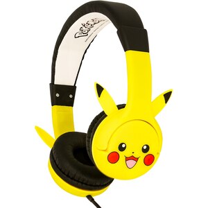 Casti pentru copii OTL Pikachu, Cu fir, On-ear, galben Casti pentru copii OTL Pikachu, Cu fir, On-ear, galben