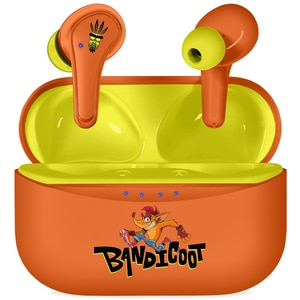 Casti pentru copii OTL Crash Bandicoot, Bluetooth, In-ear, Microfon, portocaliu Casti pentru copii OTL Crash Bandicoot, Bluetooth, In-ear, Microfon, portocaliu