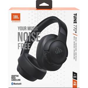 Casti JBL Tune 770NC, Bluetooth, On-ear, Microfon, Noise cancelling, negru Casti JBL Tune 770NC, Bluetooth, On-ear, Microfon, Noise cancelling, negru