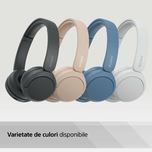 Casti SONY WH-CH520L, Bluetooth, On-Ear, Microfon, albastru Casti SONY WH-CH520L, Bluetooth, On-Ear, Microfon, albastru