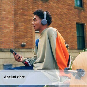Casti SONY WH-CH520L, Bluetooth, On-Ear, Microfon, albastru Casti SONY WH-CH520L, Bluetooth, On-Ear, Microfon, albastru