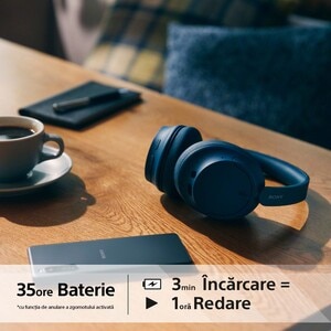 Casti SONY WH-CH720NL, Bluetooth, Over-Ear, Microfon, Noise Cancelling, albastru Casti SONY WH-CH720NL, Bluetooth, Over-Ear, Microfon, Noise Cancelling, albastru