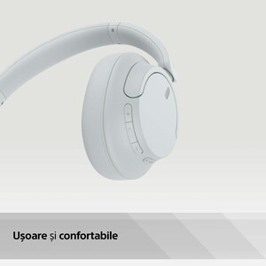 Casti SONY WH-CH720NW, Bluetooth, Over-Ear, Microfon, Noise Cancelling, alb Casti SONY WH-CH720NW, Bluetooth, Over-Ear, Microfon, Noise Cancelling, alb