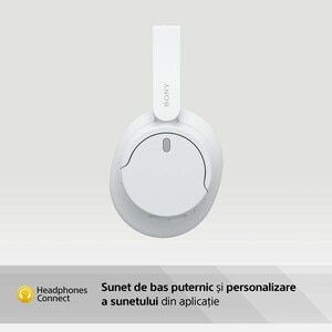 Casti SONY WH-CH720NW, Bluetooth, Over-Ear, Microfon, Noise Cancelling, alb Casti SONY WH-CH720NW, Bluetooth, Over-Ear, Microfon, Noise Cancelling, alb