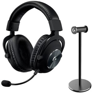 Casti Gaming Wireless LOGITECH PRO X 2, multiplatforma, negru + Stand casti Casti Gaming Wireless LOGITECH PRO X 2, multiplatforma, negru + Stand casti