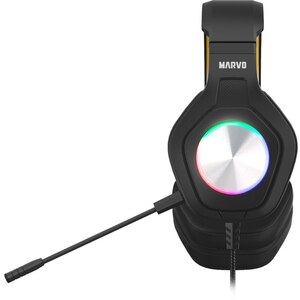 Casti Gaming MARVO HG9084 Pulz 80, stereo, USB, 3.5mm, negru Casti Gaming MARVO HG9084 Pulz 80, stereo, USB, 3.5mm, negru