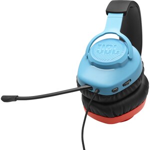 Casti Gaming JBL Quantum 100N, multiplatforma, 3.5mm, albastru-rosu Casti Gaming JBL Quantum 100N, multiplatforma, 3.5mm, albastru-rosu