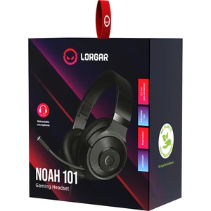 Casti Gaming LORGAR Noah 101, stereo, multiplatforma, 3.5mm, Black Casti Gaming LORGAR Noah 101, stereo, multiplatforma, 3.5mm, Black