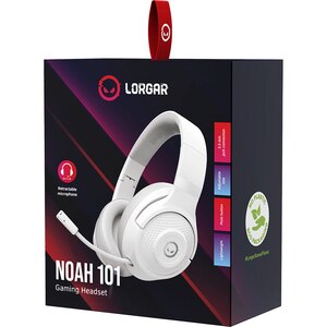 Casti Gaming LORGAR Noah 101, stereo, multiplatforma, 3.5mm, White Casti Gaming LORGAR Noah 101, stereo, multiplatforma, 3.5mm, White