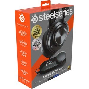 Casti Gaming STEELSERIES Arctis Nova Pro, surround, multiplatforma, USB-C, negru Casti Gaming STEELSERIES Arctis Nova Pro, surround, multiplatforma, USB-C, negru