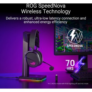 Casti Gaming Wireless ASUS Rog Pelta, stereo, multiplatforma, negru Casti Gaming Wireless ASUS Rog Pelta, stereo, multiplatforma, negru