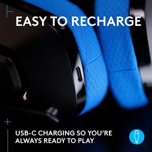 Casti Gaming Wireless LOGITECH G535 LIGHTSPEED, multiplatforma, negru-albastru Casti Gaming Wireless LOGITECH G535 LIGHTSPEED, multiplatforma, negru-albastru