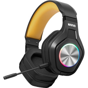 Casti Gaming Wireless MARVO HG9084W Pulz 80W, multiplatforma, stereo, 3.5mm, negru Casti Gaming Wireless MARVO HG9084W Pulz 80W, multiplatforma, stereo, 3.5mm, negru